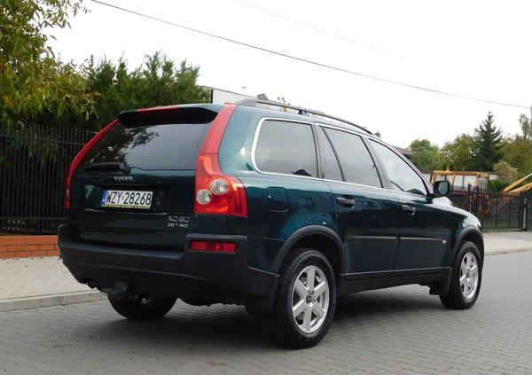 Volvo XC 90 cena 36980 przebieg: 245000, rok produkcji 2003 z Września małe 326